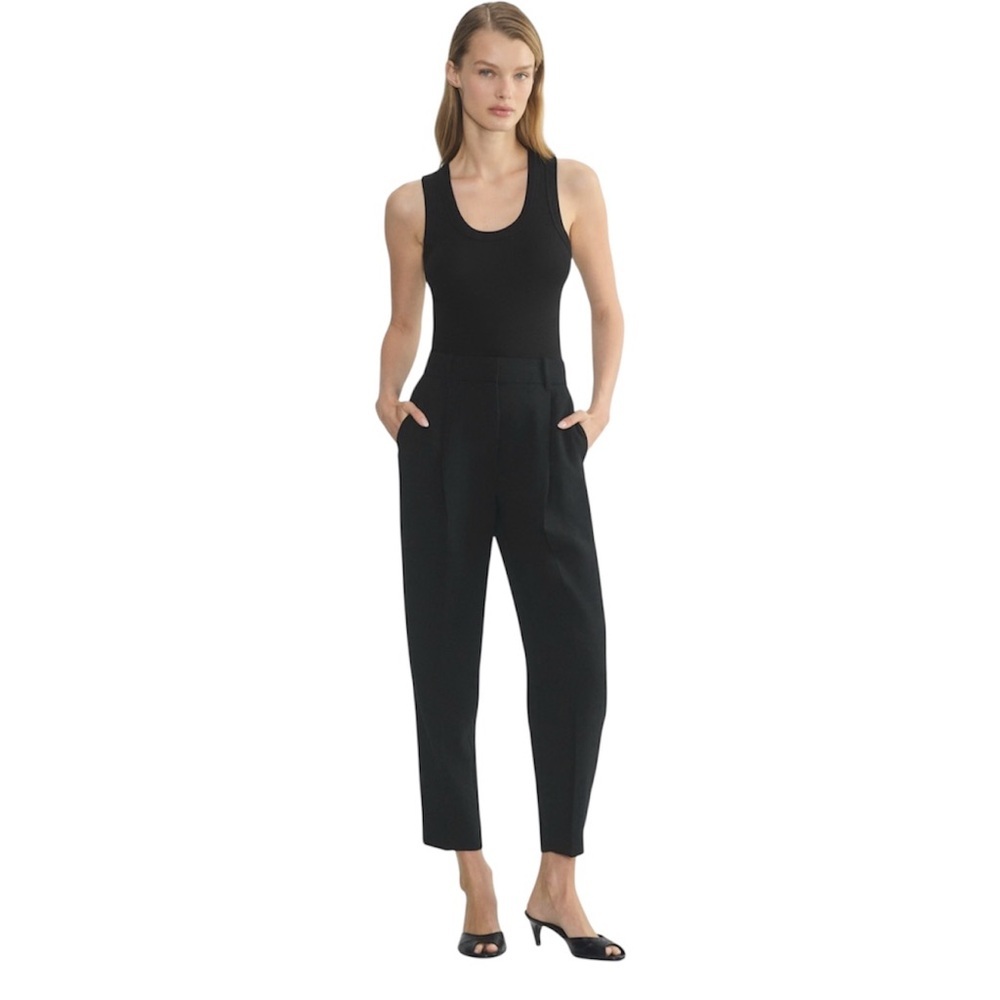 Wilfred Black High Waisted Ankle Pants‎ Modern Style